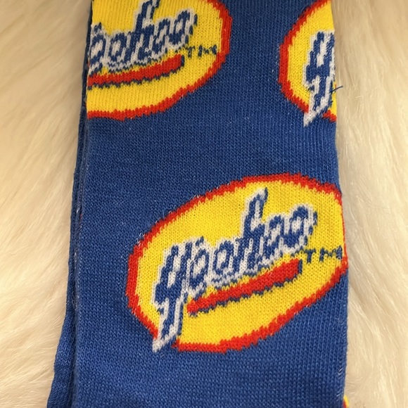 Yahoo Blue, Red, Yellow, & White Crew Socks - Picture 12 of 17